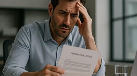 Licenziamento illegittimo - Lavoratore legge lettera di licenziamento